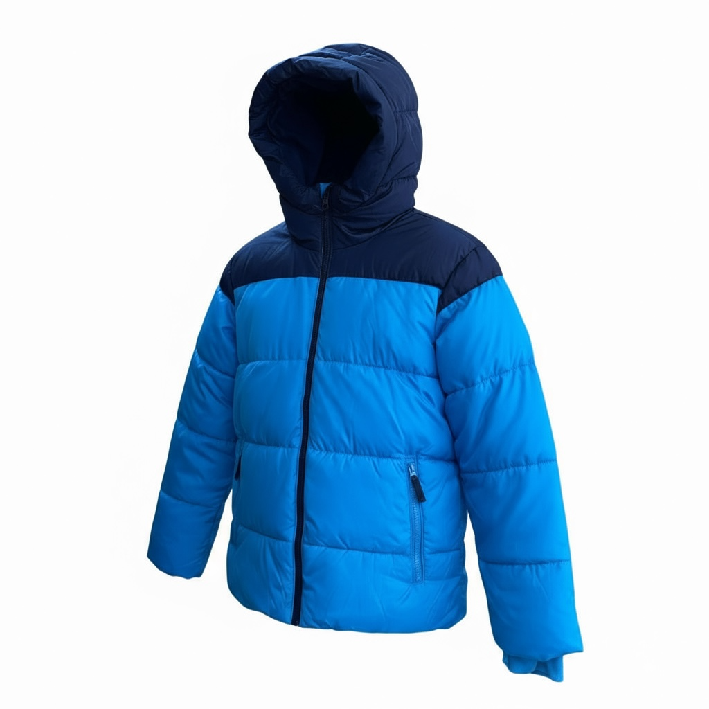 Chamarra para niño talla L (12/14 años) color azul marca ALL IN MOTION– Única pieza