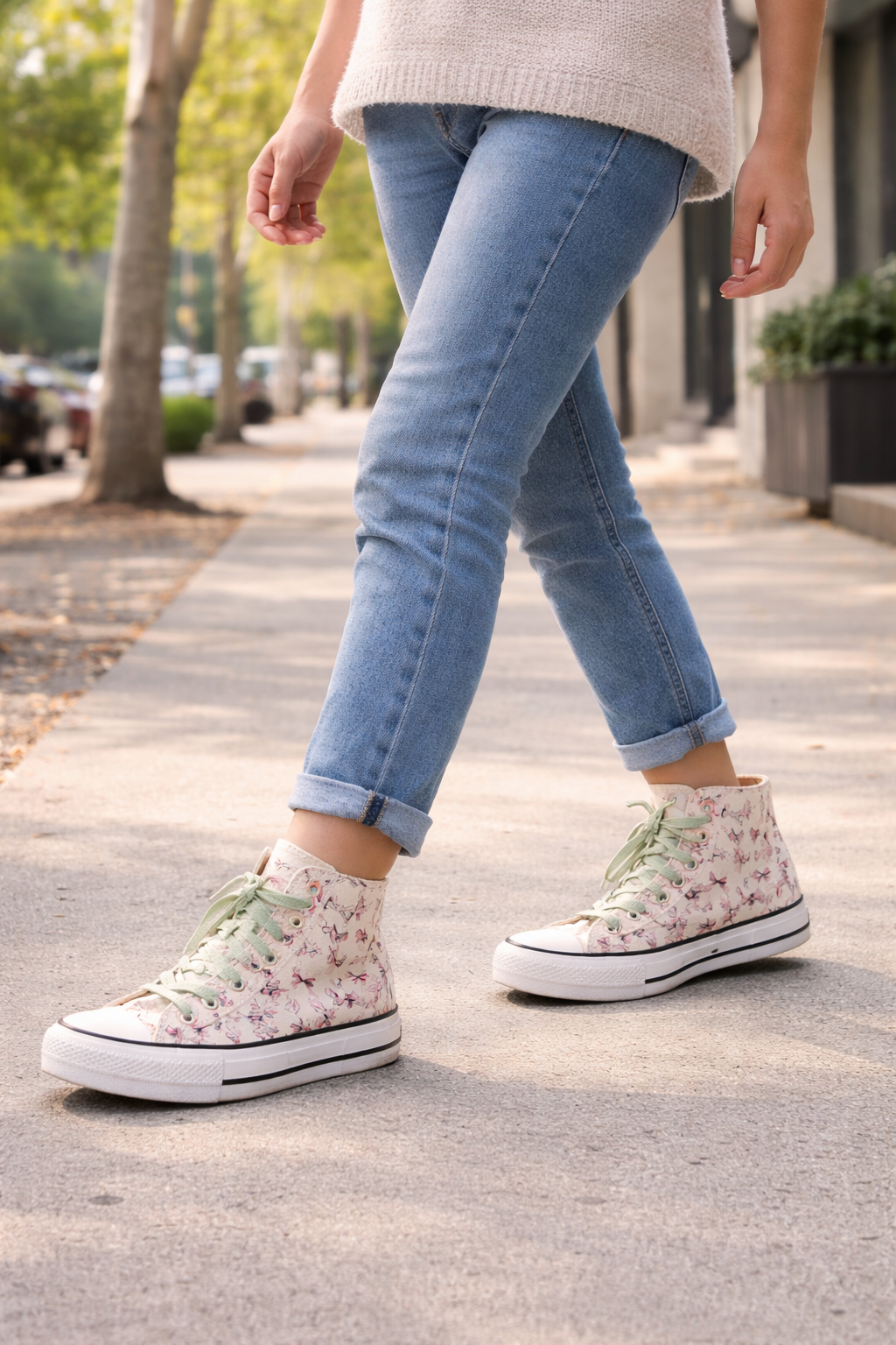 Tenis CONVERSE altos Mujer talla 24.5 MX
