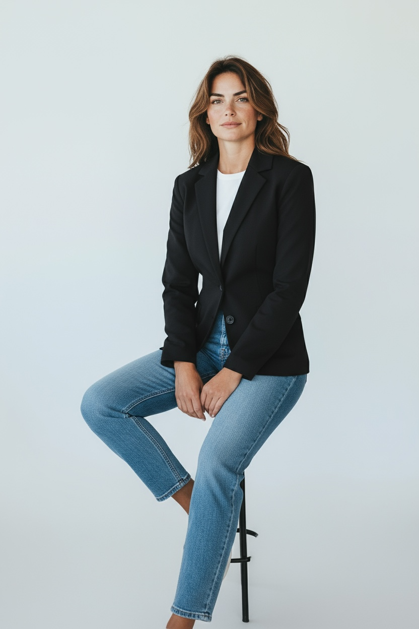 Blazer Negro ANN TAYLOR LOFT – Talla 16 (ÚNICA PIEZA) | Precio de Liquidación