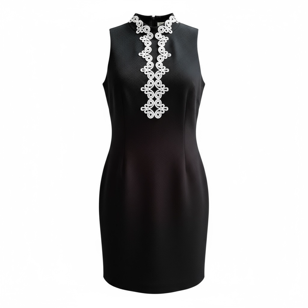 Vestido Negro sin Mangas JESSICA HOWARD- Talla 12