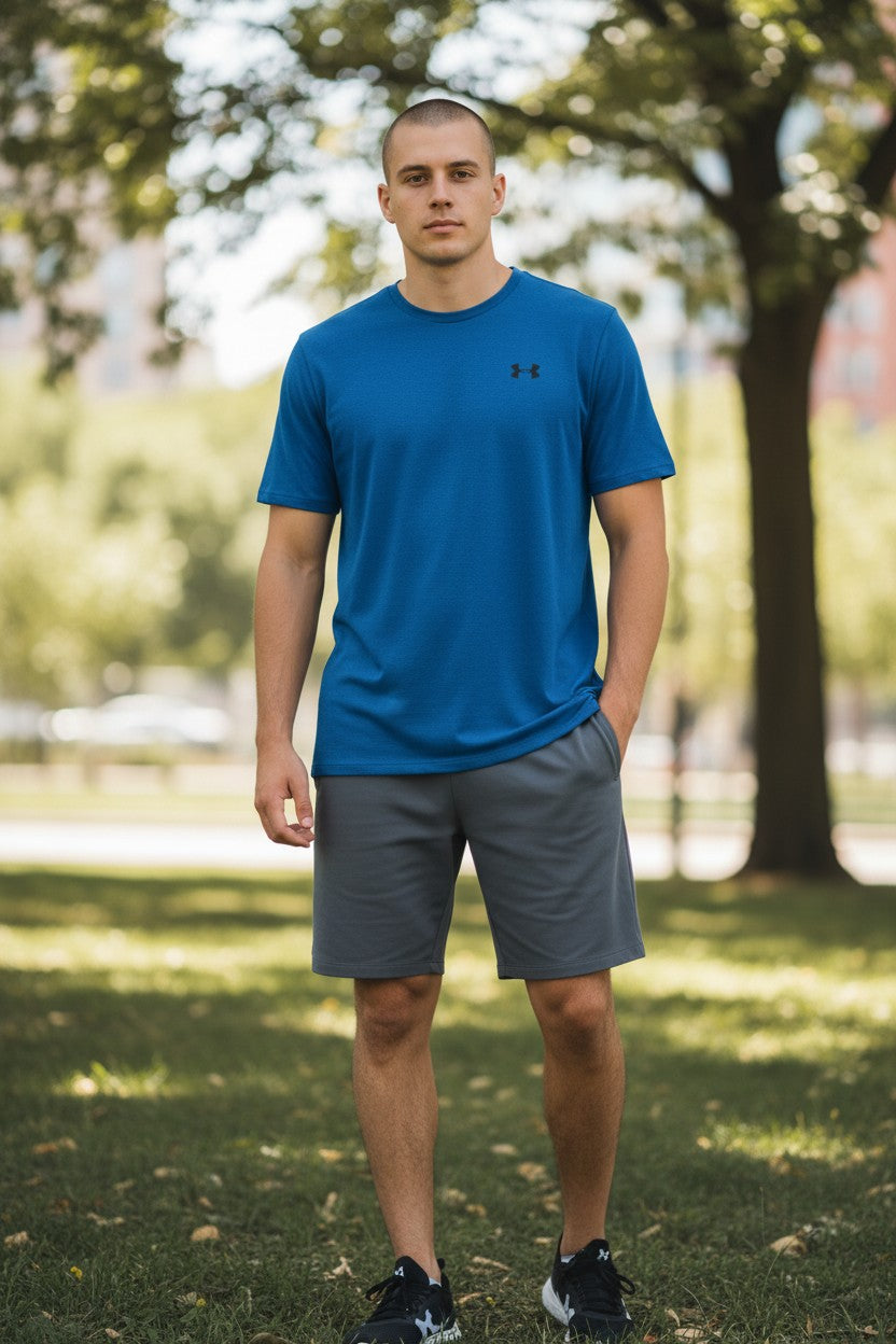 Camisa deportiva Under Armour para hombre color azul talla L – envío a todo México
