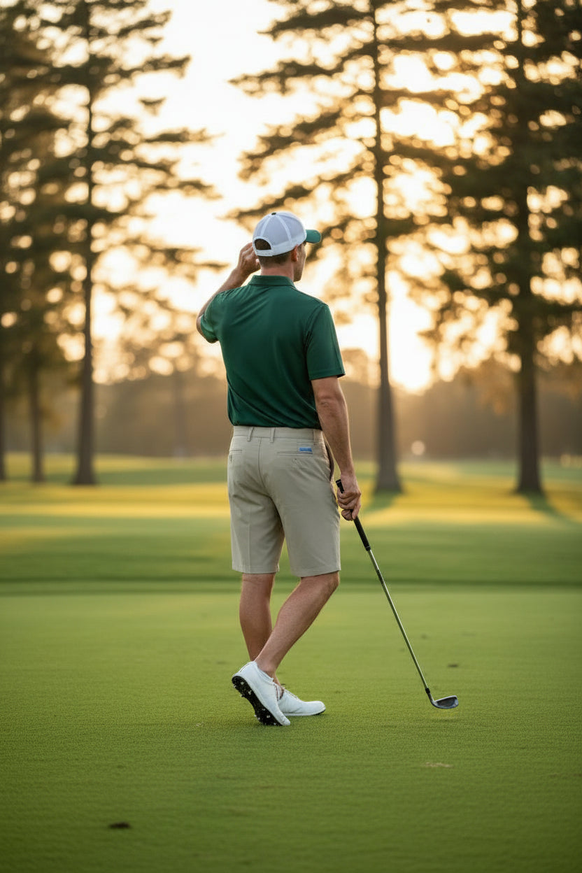 Bermudas deportivas para hombre golf talla 36 color beige marca TOMMY BAHAMA