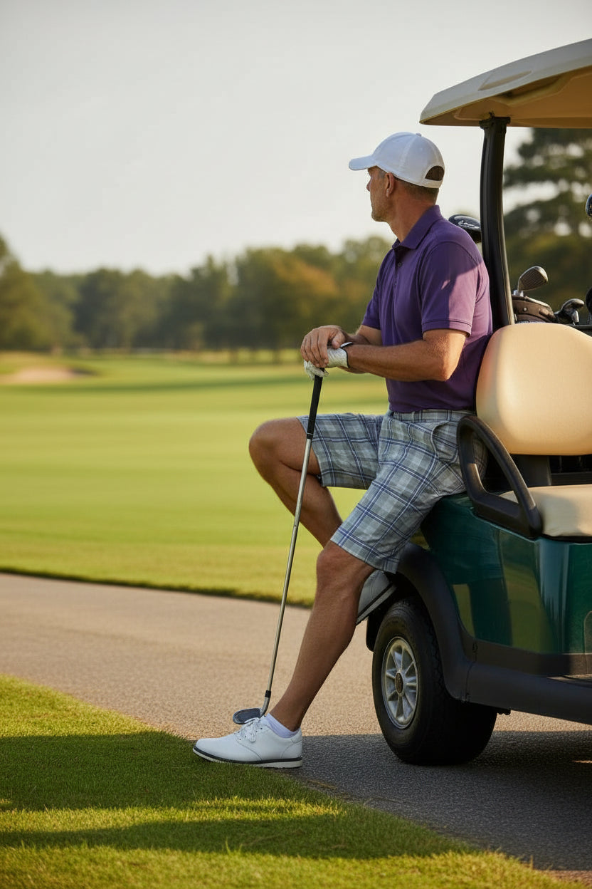 Bermudas de Golf para hombre talla 42 color a cuadros marca NIKE GOLFâ pieza Ășnica