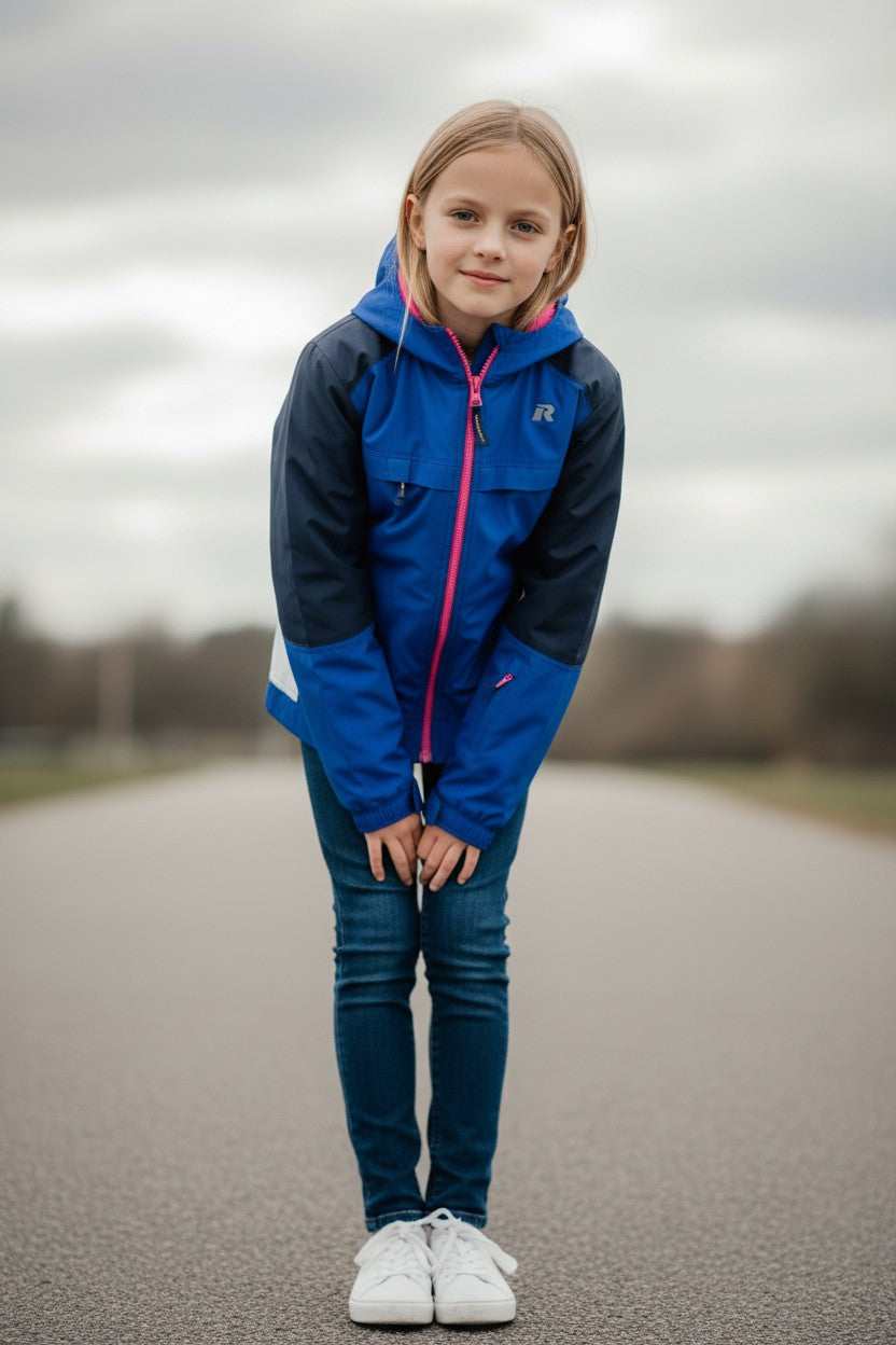 Chamarra Rompevientos Impermeable Niña RUSELL– Talla L (10/12)