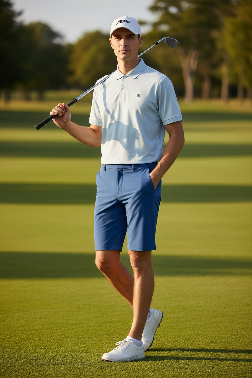 Bermudas para hombre de golf talla 28 azul marino marca VINEYARD VINES – pieza única