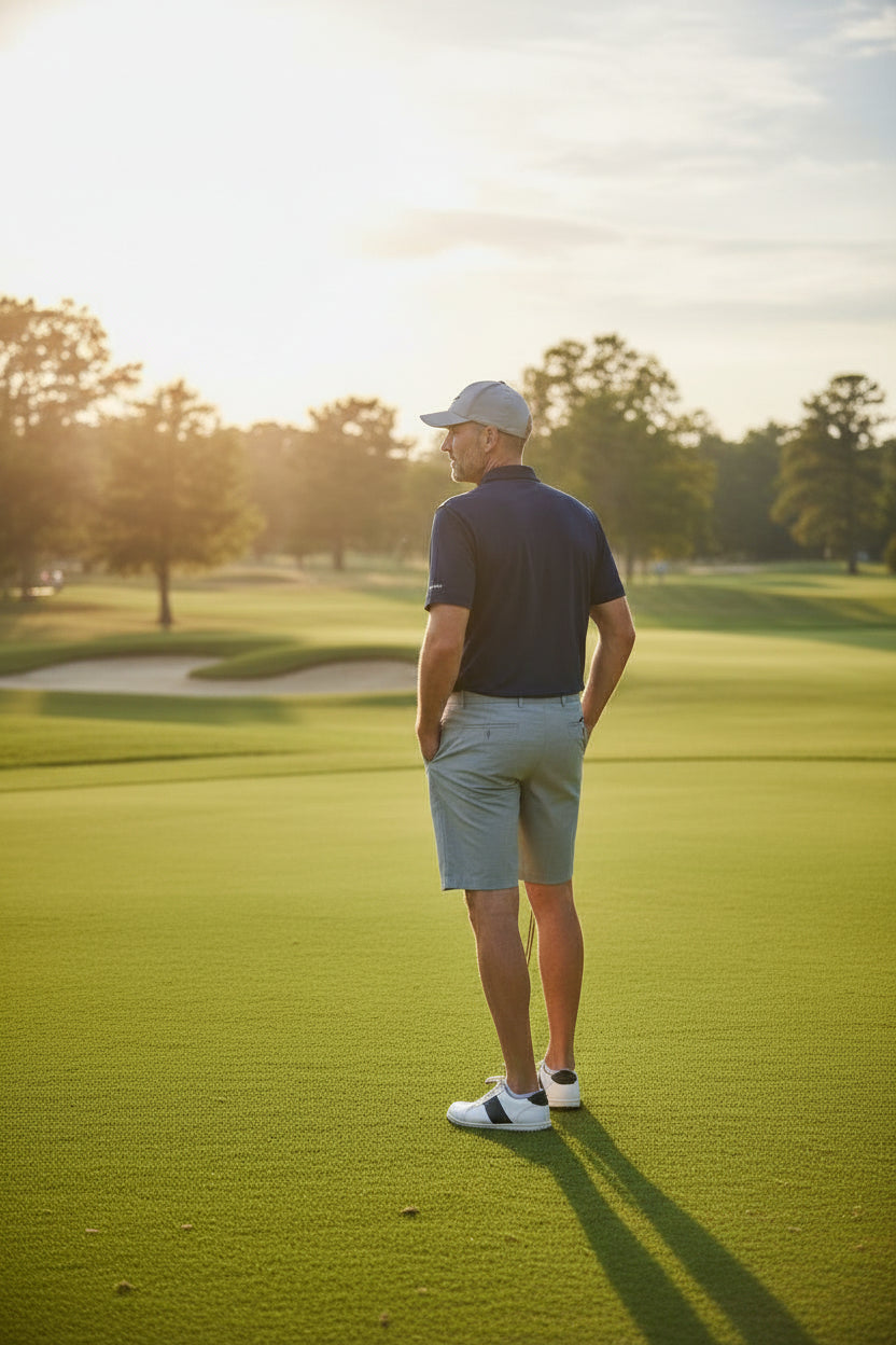 Bermudas para hombre de deporte golf talla 36 color beige marca CALLAWAY