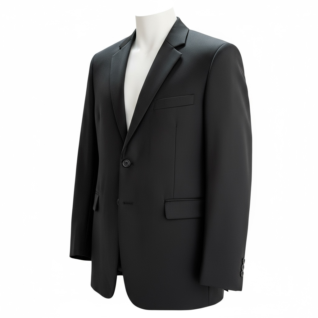 Saco KidsWorldOfUSA Negro Hombre | Talla M