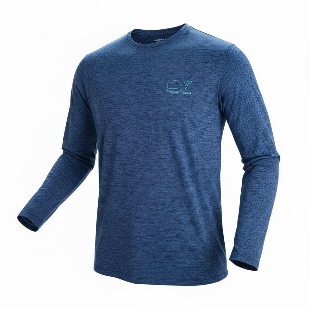 Camisa Deportiva Manga Larga para Hombre marca VINEYARD VINES– Azul Marino – Talla L