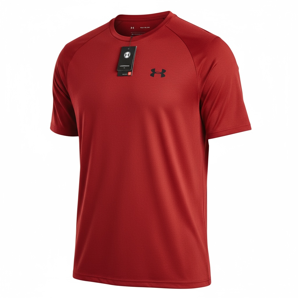 Camisa deportiva para hombre color rojo talla 2XL marca UNDER ARMOUR