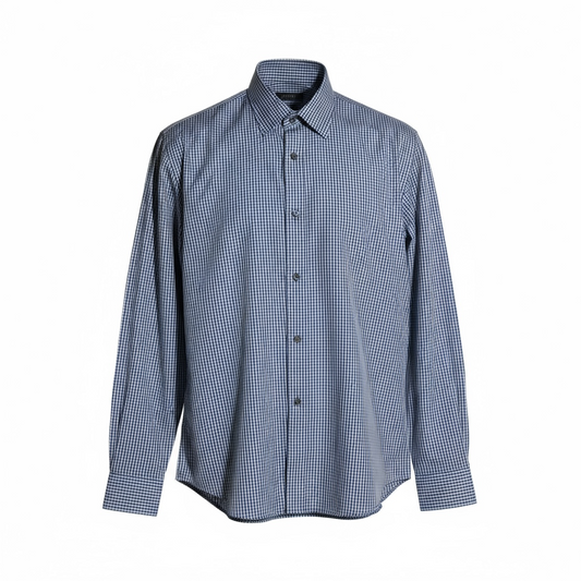 Camisa formal para hombre azul talla L marca TAILORED FIT – Única pieza