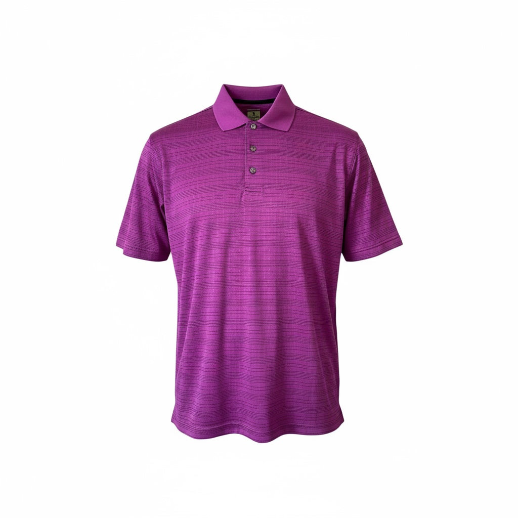 Camisa de golf para hombre color purpura talla L marca LONE CYPRESS– Única pieza