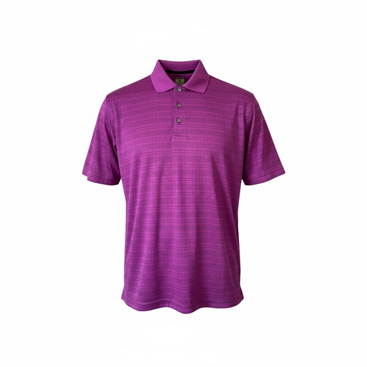 Camisa de golf para hombre color purpura talla L marca LONE CYPRESS– Única pieza