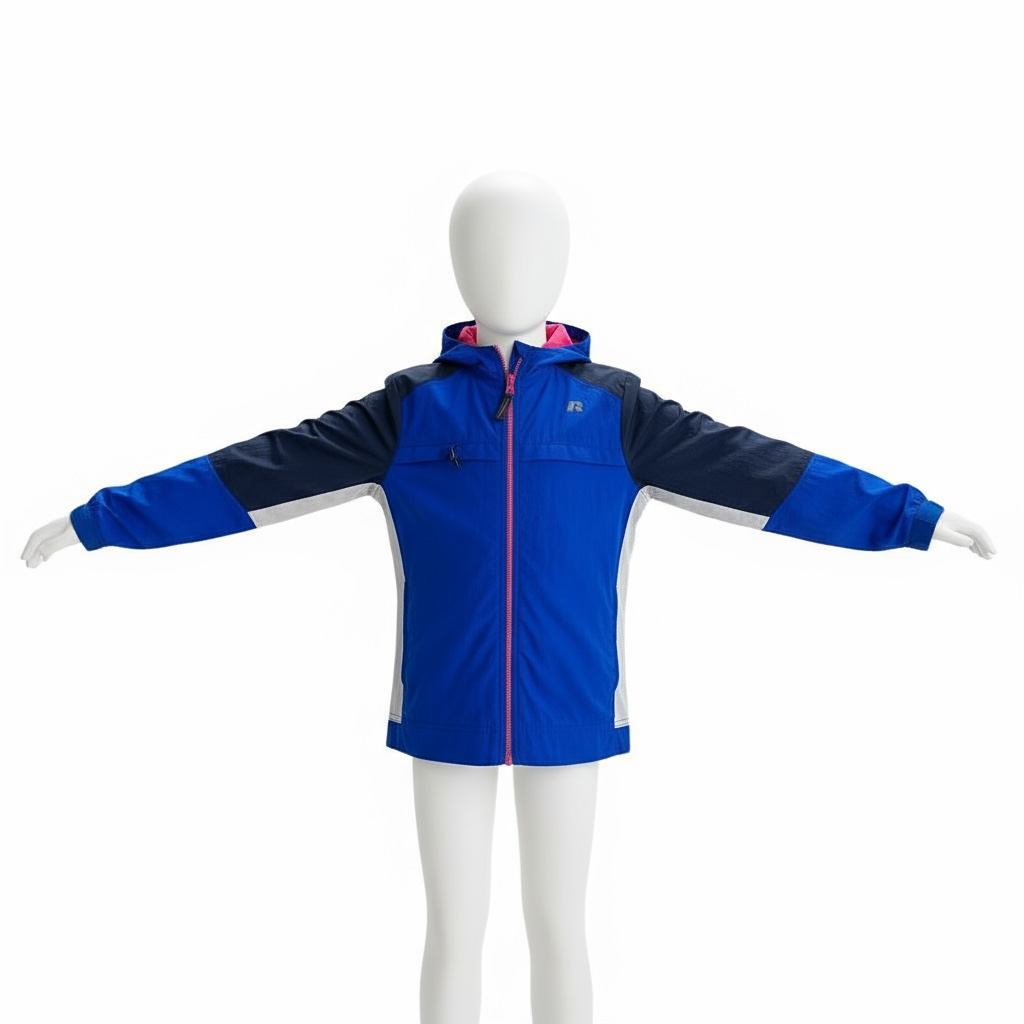 Chamarra Rompevientos Impermeable Niña RUSELL– Talla L (10/12)