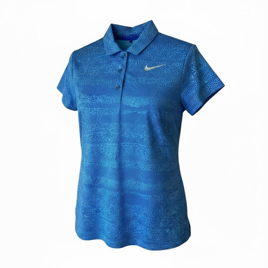 Camisa de Golf para Niño NIKE Talla M – Color Azul (Única Pieza)