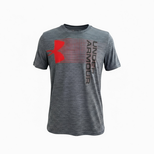 Camisa deportiva Under Armour para niño adolescente talla M color gris – Única pieza
