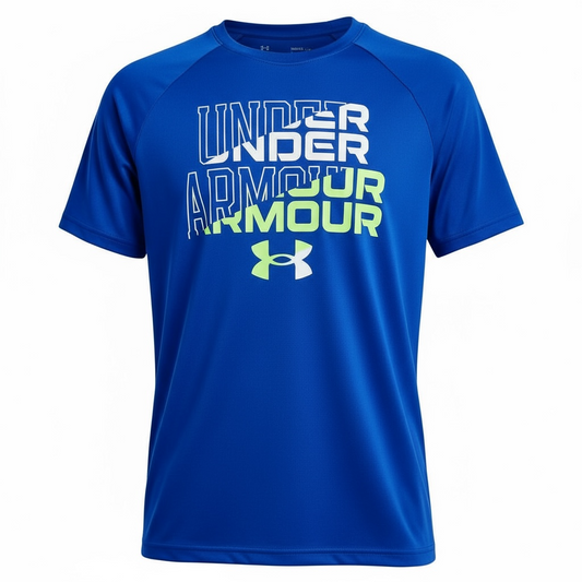 Camisa Under Armour para niño adolescente talla M azul