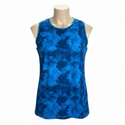 Camisa sin mangas para niño adolescente talla L color azul marca ALL IN MOTION