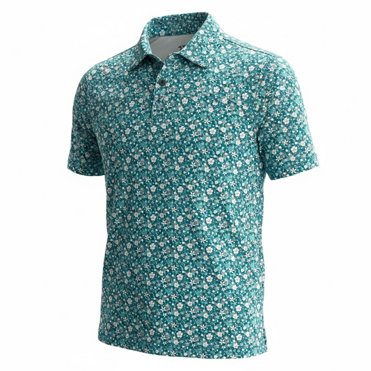 Camisa tipo polo para niño adolescente talla L color verde marca 1764 SIGNATURE – Única pieza