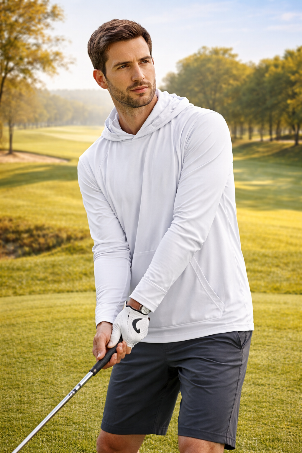 Camisa Manga Larga Golf para Hombre BRAND talla M