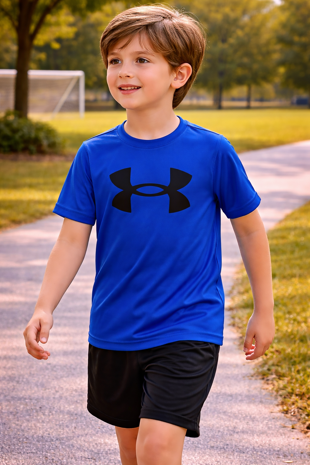 Camisa deportiva Niño UNDER ARMOUR talla S (7 años)