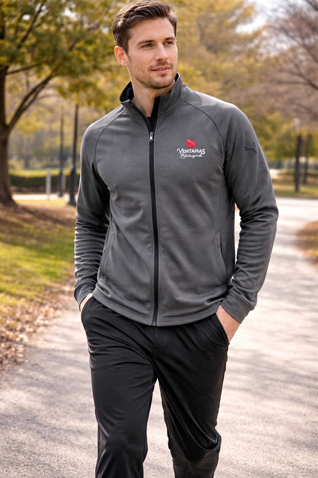 Chamarra deportiva PUMA Hombre talla L
