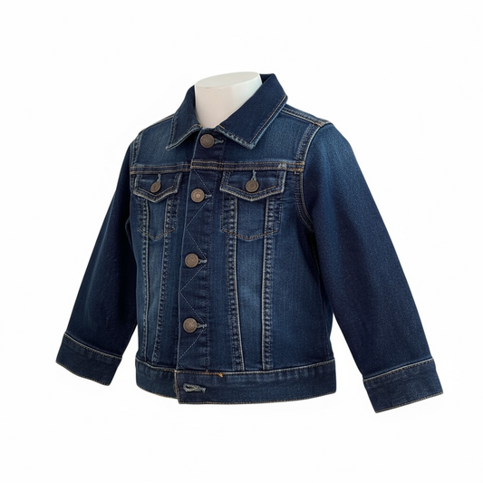 Chaqueta de Mezclilla kids Niña marca BabyGap 1969 Talla 2 Años – Azul (Pieza Única)