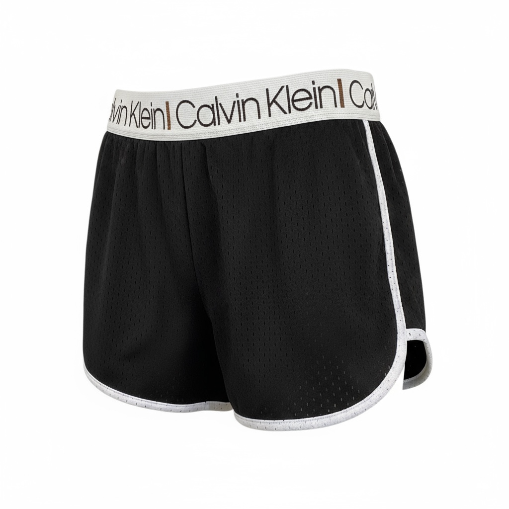Short kids Niña marca Calvin Klein Talla M (8–10 Años) – Negro (Pieza Única)