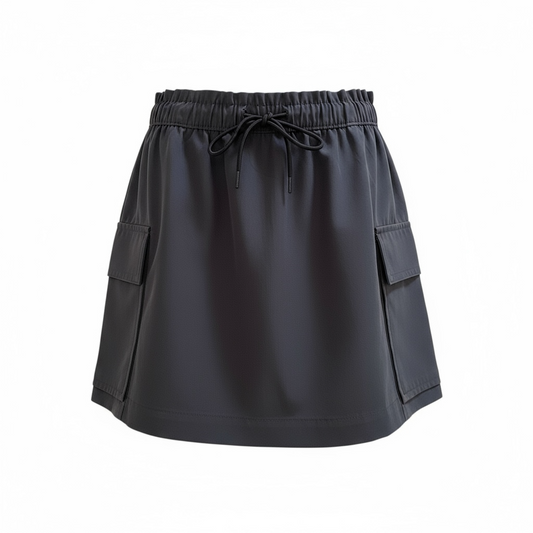 Falda kids Niña marca Vanilla Star Girls Talla M – Gris con Bolsas Laterales (Pieza Única)