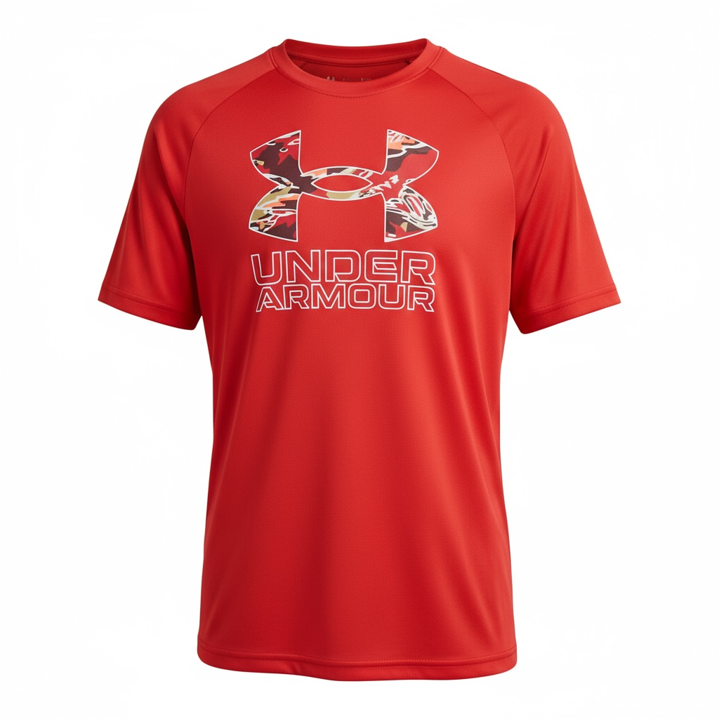 Camisa kids Niño marca Under Armour Roja Talla S