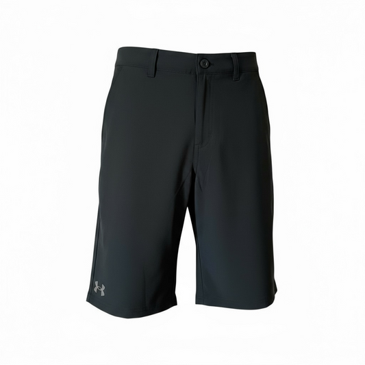 Bermudas de Golf para Niño Talla M marca Under Armour– Color Negro (Única Pieza)