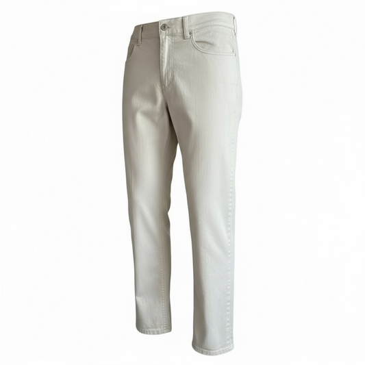 Pantalón de Mezclilla Blanco para Hombre Talla 32 marca TEMPFLEX