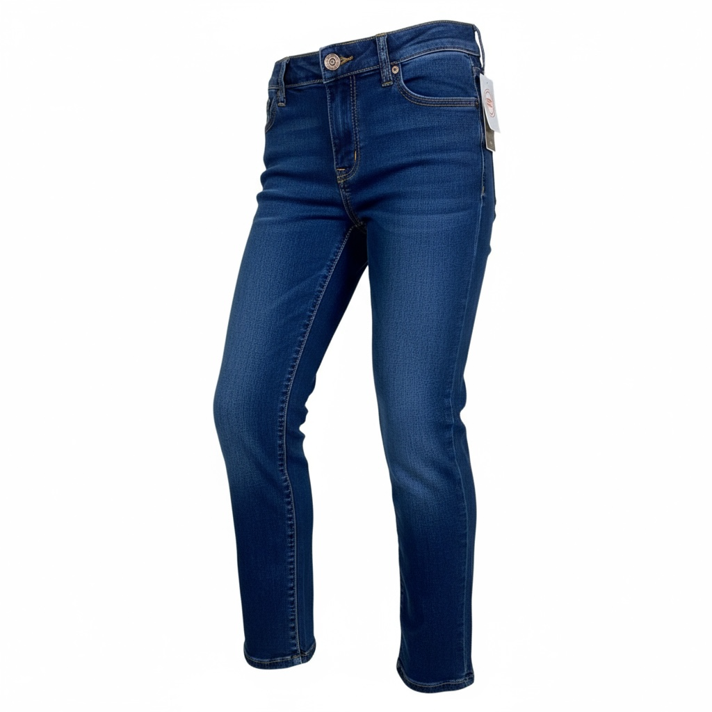 Pantalón de mezclilla para niña talla S marca WONDER NATION– Azul