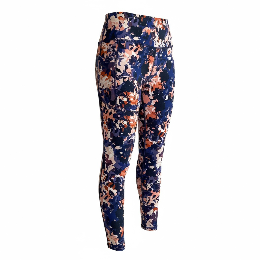 Mayón para niña talla L (10-12) azul con estampado naranja marca OLD NAVY ACTIVE