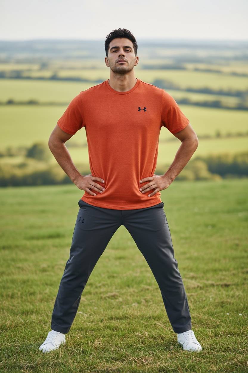 Camisa Deportiva UNDER ARMOUR Hombre Talla XL – Color Naranja