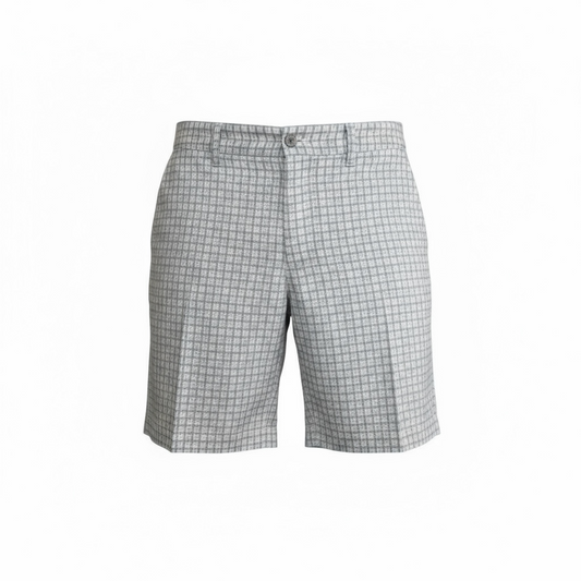 Bermudas para hombre de deporte golf talla 38 blanco y gris a cuadros marca CALLAWAY