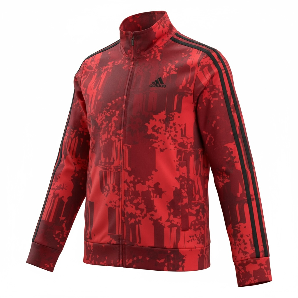 Sudadera para hombre color rojo – talla M – Adidas