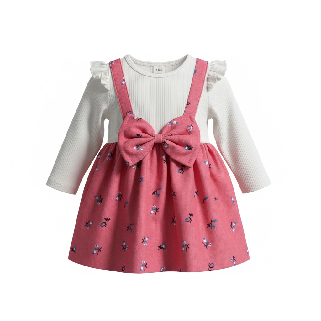 Vestido para Niña TEMU talla (6-9 meses)