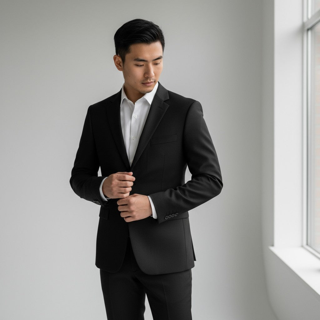 Saco KidsWorldOfUSA Negro Hombre | Talla M