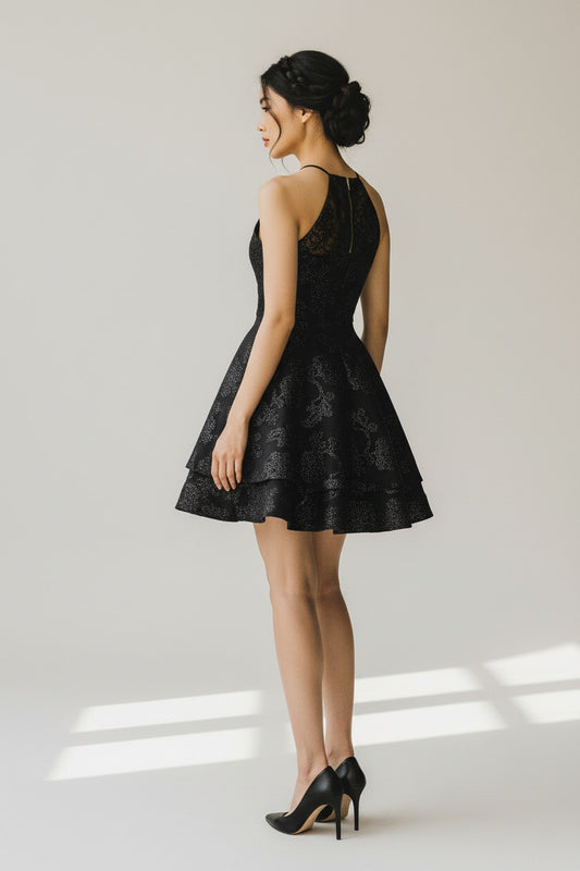 Vestido Corto de Fiesta HONEY AND ROSIE- Talla XS