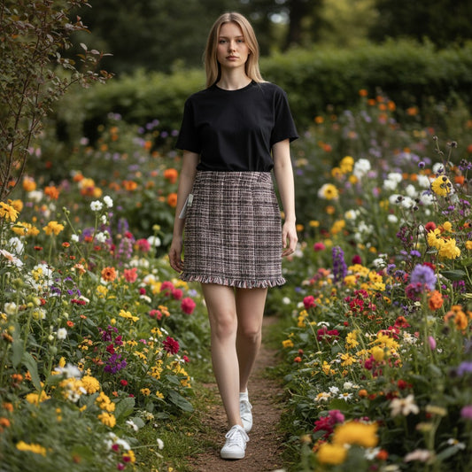 Falda Corta Mujer Forever 21 para Dama Talla L