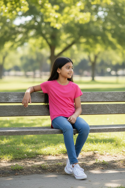 Blusa para Niña ATHLETIC talla M (7/8 Años)