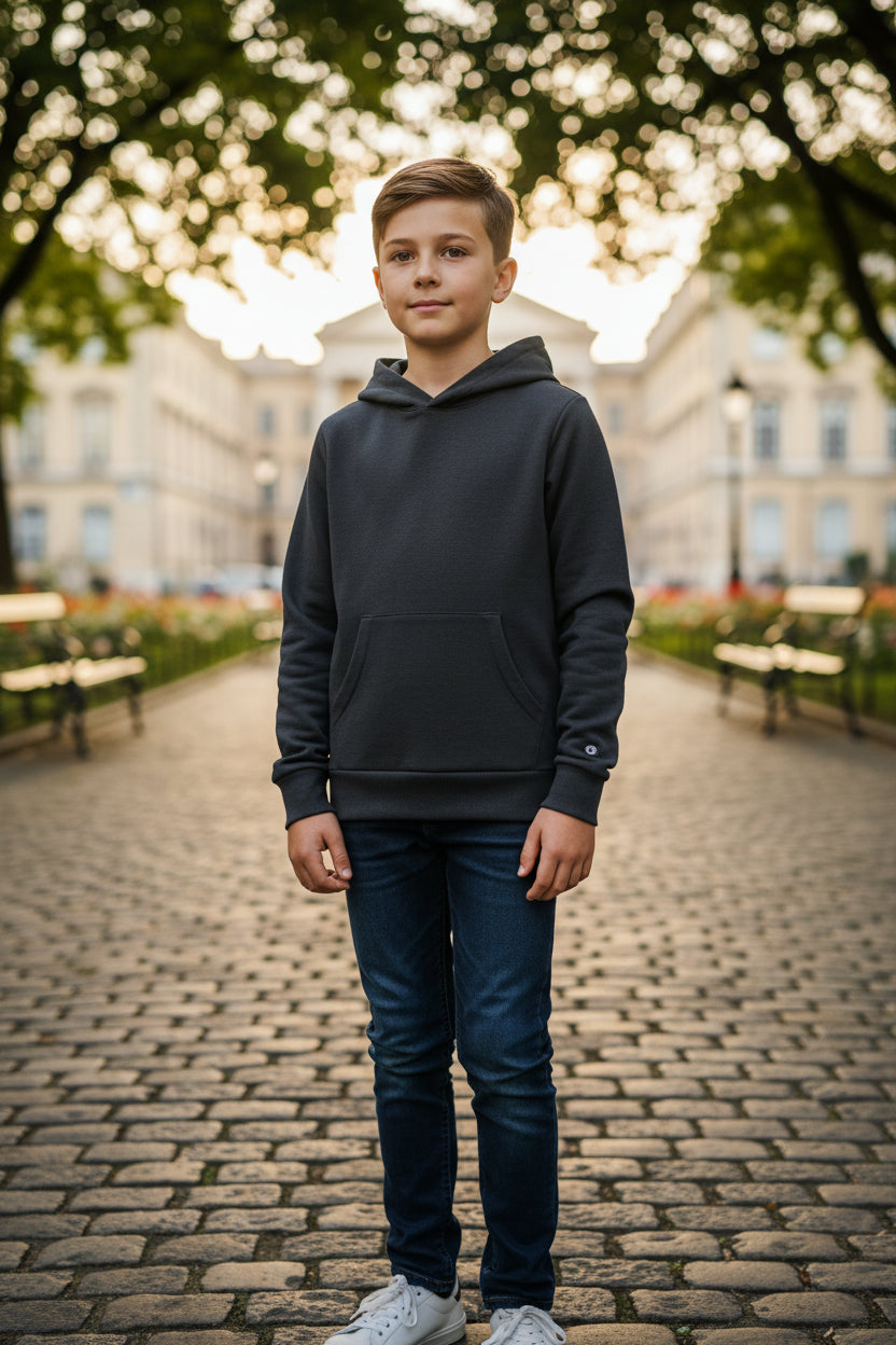 Sudadera para hombre color negro marca DSD MACYS– talla M