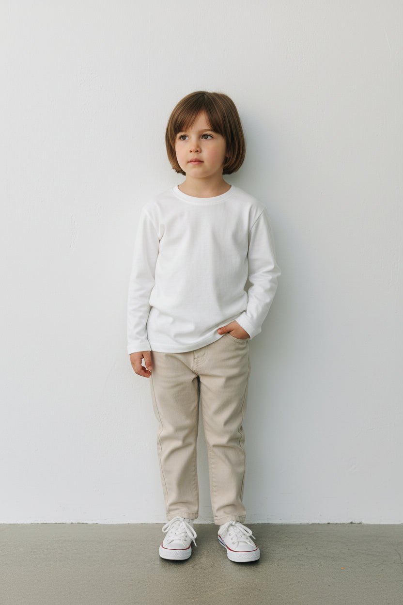 Blusa Manga Larga para Niña WONDER NATION  talla XS (4–5 Años)