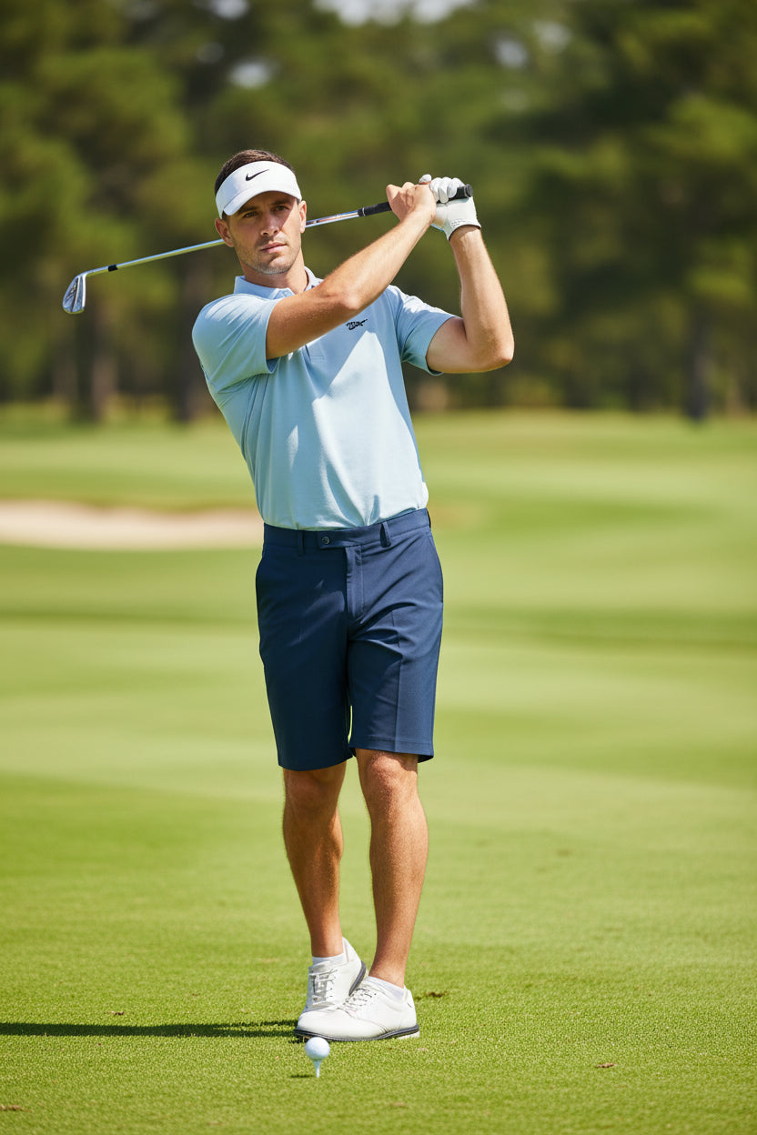 Bermudas deportivas para golf hombre talla 34 color azul marino marca BEN HOGAN