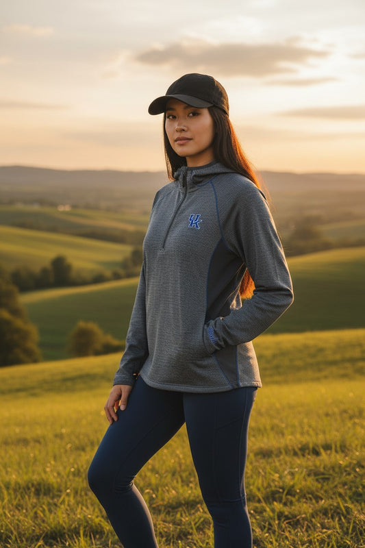 Sudadera Gris con Capucha COLOSSEUM– Talla S