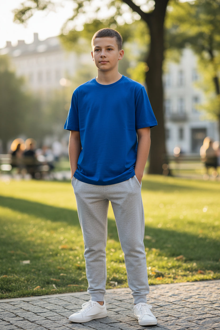 Camisa azul para Niño WONDER NATION talla XL