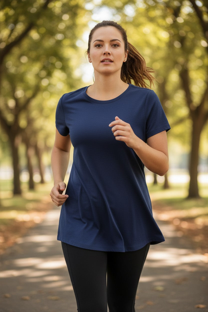 Blusa Deportiva Mujer Talla L ESSENTIAL TEE