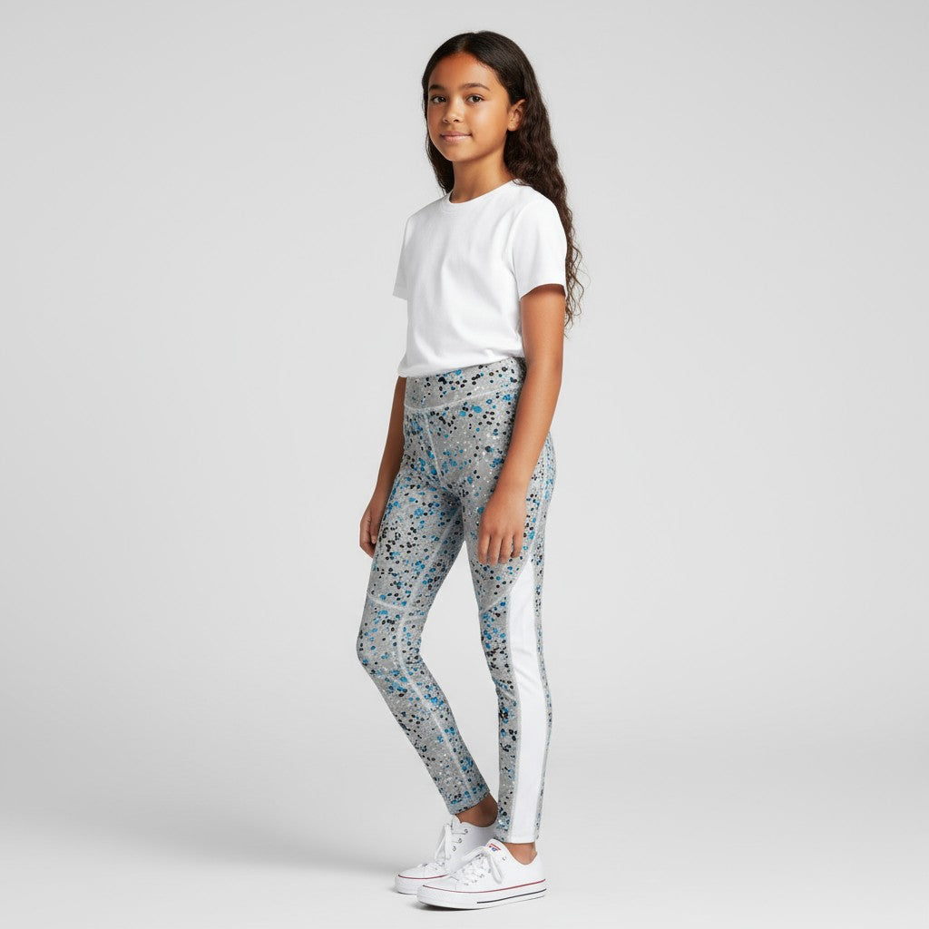 Mayón para niña Talla M (10-12) marca Under Armour color Gris con estampado