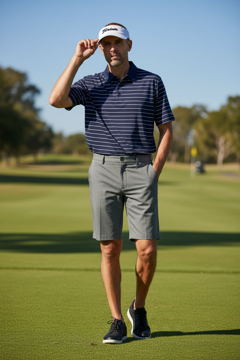 Bermudas para Hombre de Golf Talla 36 Color Gris marca PGATOUR – Pieza Única