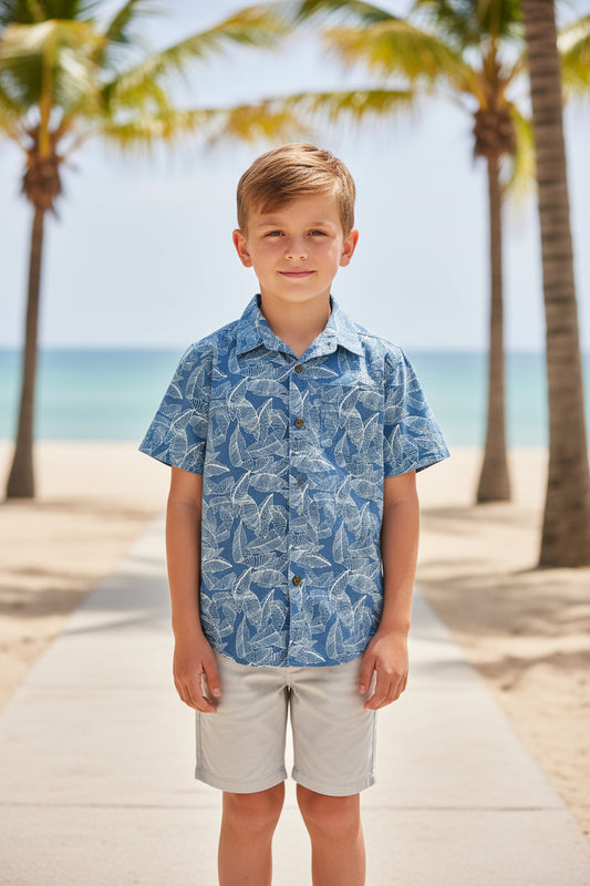 Camisa para Niño EDDIE BAUER talla S (7/8años)